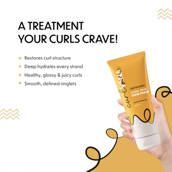 CURLVANA HAIR MASK - DOUBLE CREAM - Picture 3 of 7